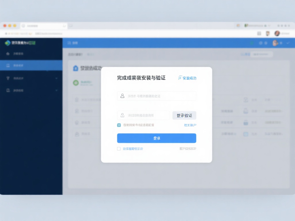 完成安装与验证
安装成功后，启动软件，并输入相关