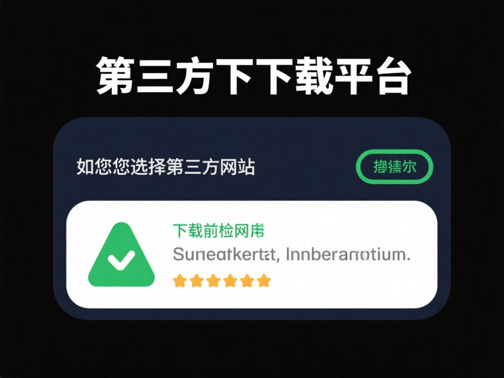 第三方下载平台：如您选择第三方网站，请在下载前检查